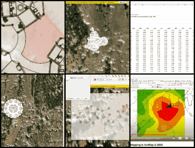 Permaculture, Becoming the Most Reparative Element, One Community Weekly Progress Update #603, GIS data, QGIS software, permaculture design, digitized villages, georeferencing PDFs, raster data creation, digitizing structures, wind data research, wind maps, open-source GIS tools