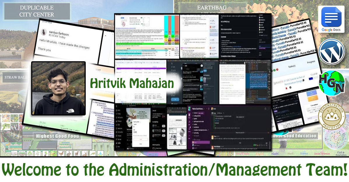 Hritvik Mahajan, One Community Volunteer, Highest Good collaboration, people making a difference, One Community Global, helping create global change, difference makers