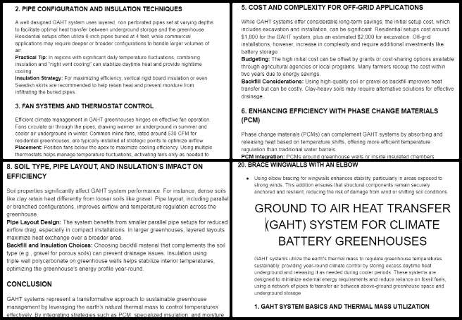 Aquapini and Walipini, Solutioneering a World that Works for Everyone, One Community Weekly Progress Update #606, Aquapini and Walipini greenhouse climate control, Ground to Air Heat Transfer system, GAHT climate battery, underground heat transfer pipes, greenhouse HVAC design, thermal mass for greenhouses, GAHT system heating and cooling, insulated underground piping, thermal efficiency in greenhouses, Highest Good Food solutioneering initiative