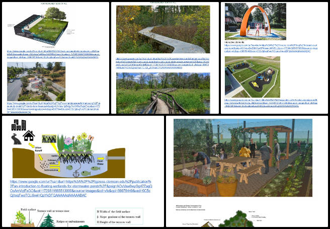 Aquapini and Walipini, Solutioneering a World that Works for Everyone, One Community Weekly Progress Update #606, sustainable gardening, food-producing ecosystem, water management systems, food forests, public space design, rainwater catchment, community gathering areas, walking trails, bioswales, green roofs, urban spaces sustainability, interactive features, Highest Good Food initiative, open source solutioneering