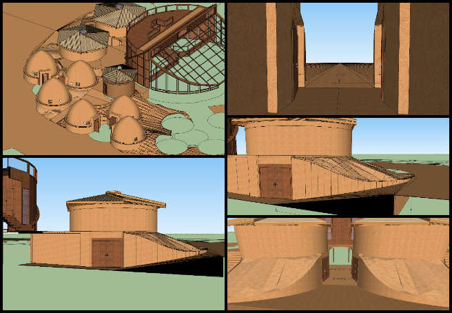 Earthbag Village, Creating Patterns of Positive Change, One Community Weekly Progress Update #608, EarthBag Village, base drawing set, 3D model, CAD file, project documentation, service ramp sizing, refined layers, construction drawings, architectural precision, design collaboration