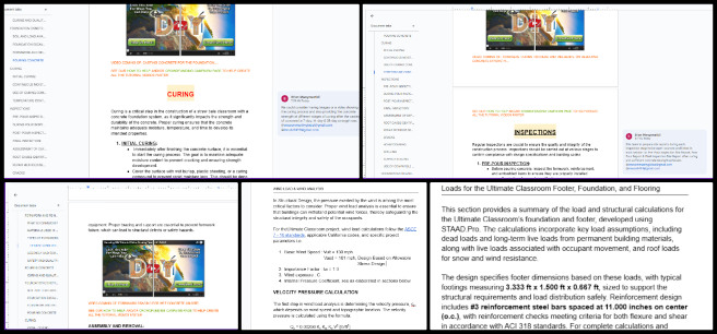 Highest Good Education, Designing Global-Sustainability Systems, One Community Weekly Progress Update #607, Ultimate Classroom, Footer and Foundation Tutorial, Flooring Engineering Report, STAAD Pro Analysis, Wind Load Analysis, internal pressure coefficient, video tutorial links