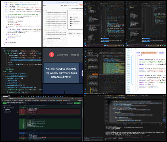 Code Crafters Team, Highest Good Network software, Creating Patterns of Positive Change, One Community Weekly Progress Update #608, code updates optimization, team project display adjustments, user-friendly screen layouts, bell icon functionality, Lead Team badge support, volunteer time analysis, tangible hours integration, MongoDB debugging, badge assignment fixes, project category consistency