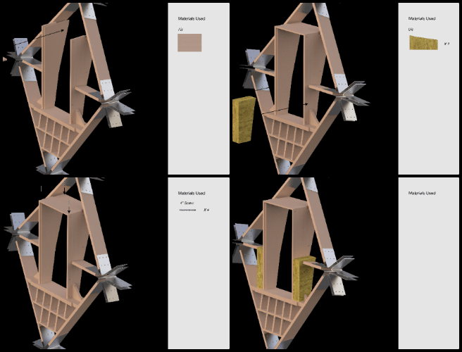 Duplicable City Center, Ongoing Path to Making No-Impact Living Mainstream, One Community Weekly Progress Update #609, dormer window instructions, window assembly steps, exterior window design, refining 3D renders, shadow removal in renders, instructional graphics, graphic arrows in instructions, Google Slides layout, assembly instruction clarity, slide compilation for instructions.