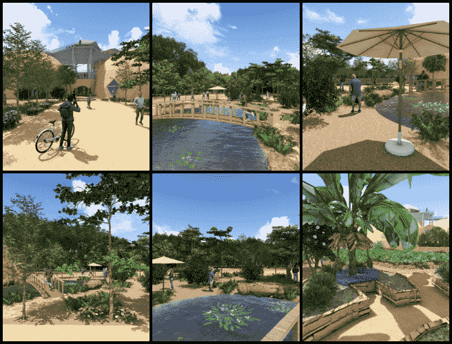 Nimika, Duplicable City Center, Designing Global-Sustainability Systems, One Community Weekly Progress Update, renders, blog 607