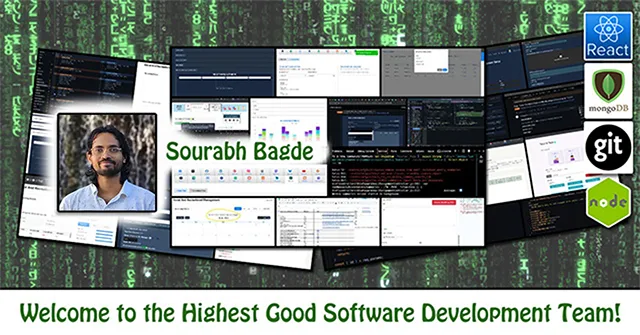 Sourabh Bagde, One Community Volunteer, Highest Good collaboration, people making a difference, One Community Global, helping create global change, difference makers