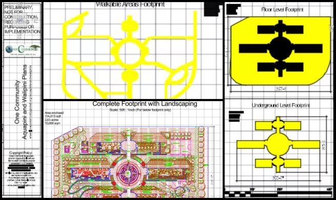 Aquapini and Walipini, Cooperatively Building a World that Works for Everyone, One Community Weekly Progress Update #610, Aquapini footprint drawings, Walipini scale bar integration, planting and harvesting plans, AutoCAD master file, database integration, Walipini legend updates, sustainable greenhouse layouts, footprint drawing refinement, OneCommunity AutoCAD, planting design database.