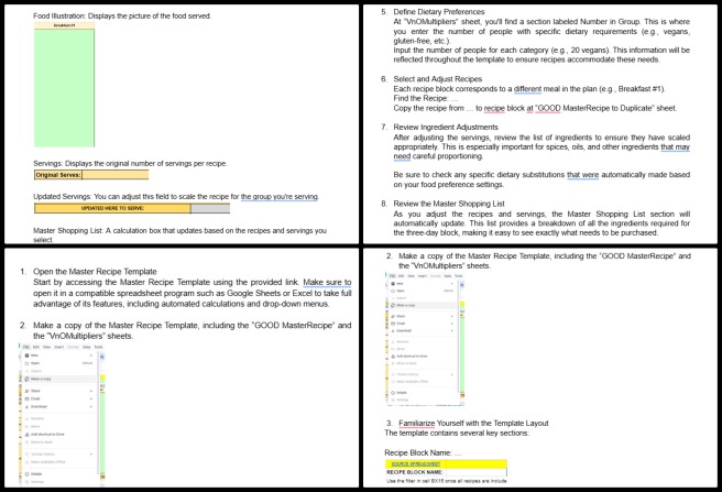 Ongoing Path to Making No-Impact Living Mainstream, One Community Weekly Progress Update #609, Menu Implementation Tutorials, Transition Food Self-Sufficiency Plan, Master Recipe Template Refinement, Step-by-Step Tutorial Instructions, Data Input Guidance for Recipes, Adapting Recipes to Dietary Needs, Interpreting Recipe Template Outputs, Enhancing Tutorial Clarity, Practical Recipe Examples, Accessible Food Self-Sufficiency Resources.