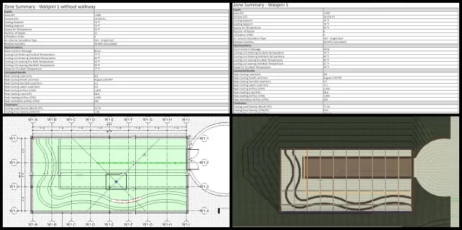 Aquapini and Walipini, Cooperatively Building a World that Works for Everyone, One Community Weekly Progress Update #610, Walipini 1 heating analysis, cooling load study, peak load scenarios, thermal performance evaluation, structure thermal analysis, heating and cooling report, sustainable temperature management, comparative thermal study, Walipini climate analysis, sustainable structure efficiency.