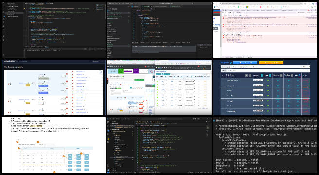 Binary Brigade, Highest Good Network Software, Sustainability as a Foundation for Luxury Community Living, One Community Weekly Progress Update #614, Sentry API automation, member management API workflow, HighestGoodNetworkApp pull requests, project delete modal dark mode issue, TaskCompletedBarChart authorization headers, API endpoint testing with Postman, leaderboard header alignment improvements, GitHub pull request merge conflict resolution, inventory sorting functionality backend updates, unit test case implementations for HGN software.