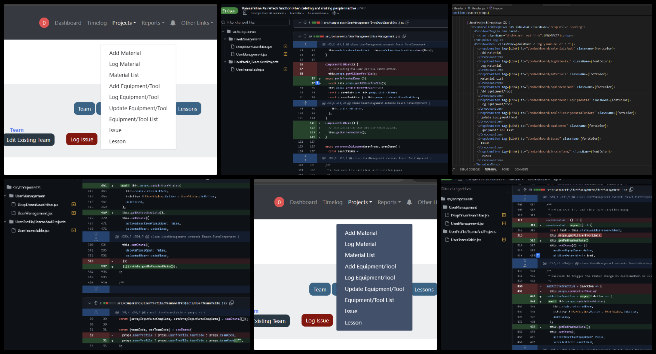 Blue Steel Team, Highest Good Network software, Maximizing Eco-potential, One Community Weekly Progress Update #611, test cases, code quality, maintainability, pull request, Figma designs, header component, dropdown menu, project options, user interface, bmdashboard