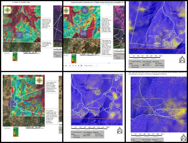 Permaculture, Sustainability as a Foundation for Luxury Community Living, One Community Weekly Progress Update #614, GIS data, One Community Permaculture Design, QGIS vs ArcGIS Pro comparison, side-by-side GIS graphics, updated GIS maps, new village locations, road layout modifications, GIS technician tasks, horticulture mapping, GIS Google document updates.