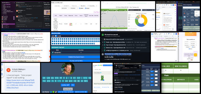 Highest Good Society, Sustainability as a Foundation for Luxury Community Living, One Community Weekly Progress Update #614, Social media scheduler, Figma design, frontend testing, Twitter strategy, engagement tracking, Loom feedback, OC administration, social media insights, sustainability promotion, software development