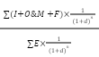 LCOE formula