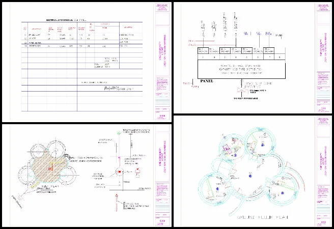 Earthbag Village, Widespread and Lasting Sustainable Change, One Community Weekly Progress Update #617, Earthbag Village socket and panel layout, Earthbag 4 Dome Village lighting design, NEC-compliant distribution panel schematic, American standard single-phase voltage diagram, Earthbag Village electrical system, sustainable living electrical layout, National Electrical Code compliance, eco-friendly village lighting circuit, Earthbag Village receptacle placement, sustainable electrical design for domes.