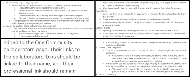 Highest Good Food, Creating a Stable Biosphere, One Community Weekly Progress Update #616, Completed admin tasks and provided feedback on team work while refining Highest Good Food integration steps, Enhanced implementation steps for small organizations, Improved the clarity of food integration plans, Refining food integration processes.