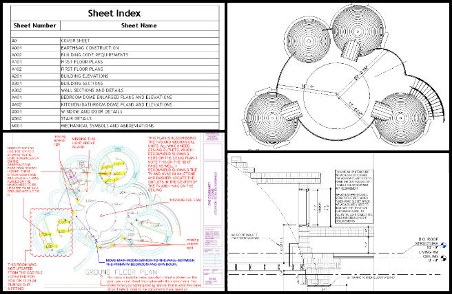 Earthbag Village, Sustainable Change for the Whole Planet, One Community Weekly Progress Update #618, beam size analysis, roof deck design, loft window adjustment, egress requirements, sill height compliance, loft floor elevation, stair addition in closets, dome design adjustments, ceiling height standards, structural modifications