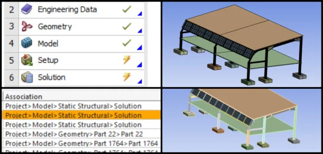 Highest Good Food, Aquapini and Walipini, Widespread and Lasting Sustainable Change, One Community Weekly Progress Update #617, Integrated Paul Wheaton’s “Truly Passive Greenhouse” designs into the Aquapini/Walipinis. Conducted the structural analysis of Walipini 1’s earthen roof with ANSYS, importing geometry and preparing a detailed mesh, Analyzed Walipini 1’s earthen roof using ANSYS, importing geometry and creating a mesh for simulation.