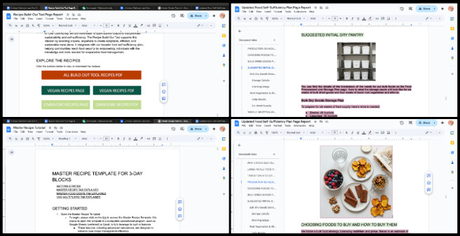 Highest Good Food, Supporting the Abundance of Earth, One Community Weekly Progress Update #626, WBS Reports, Menu Implementation, Recipe Build-Out, Master Recipe, Food Self-Sufficiency, Webpage Updates, User Accessibility, Open-Source Tools, Self-Sufficiency Plan, Research Support.