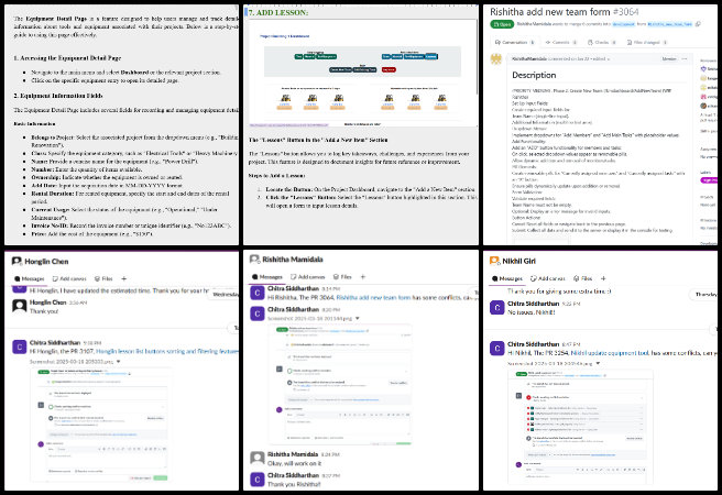 Highest Good Society, Ecological Global Transformation, One Community Weekly Progress Update #627, Team Codecrafters blog management, weekly summary completion, Dropbox file updates, Phase 4 documentation review, Figma wireframe preparation, action item tracking, pull request review, Git issue prioritization, user manual development, team communication and collaboration.