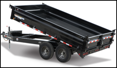 wide-body trailer, best utility trailer, One Community transport, eco-friendly waste transport, trailer GVWR, efficient waste management, Deckover Dump D8, electric vehicle trailer, heavy-duty hauling, waste disposal solution