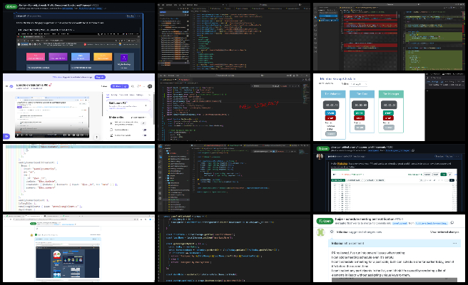 Google Sheets App Script, GitHub organization management, Sentry user removal, job application page improvements, MongoDB scheduled posts schema, Imgur post styling updates, donut chart component development, village database backend logic, pdfkit and jspdf integration, weekly summary reports debugging, Binary Brigade, Highest Good Network software, Ecological Global Transformation, One Community Weekly Progress Update #627