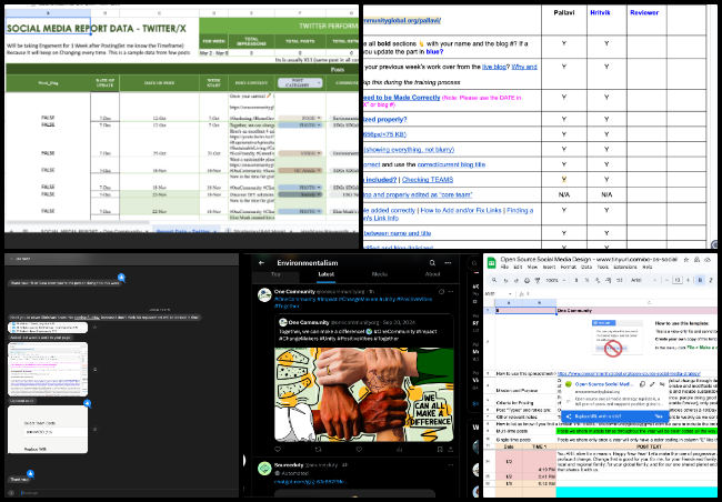 Highest Good Society, Open Sourcing Global Sustainability Strategies, One Community Weekly Progress Update #628, software testing and QA, HGN Phase 1 front end, pull request review, merge conflict resolution, Twitter community engagement, high-engagement content strategy, social media post management, admin team feedback, Blog #627 review, Step 4 document updates.
