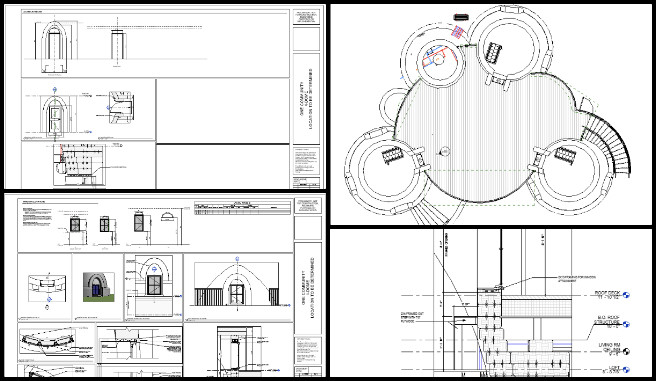 Earthbag Village, Open Sourcing Global Sustainability Strategies, One Community Weekly Progress Update #628, Electrical drawing review, loft floor outlet circuit, window documentation, loft window detail, window elevation views, window sheet finalization, loft plan view creation, architectural drafting, circuit planning, construction documentation.