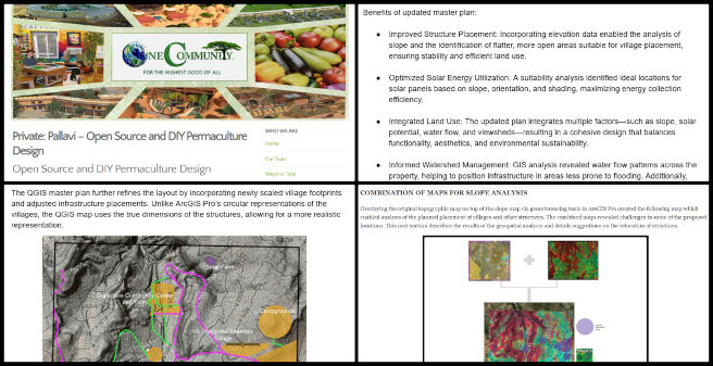 Highest Good Food, Supporting the Abundance of Earth, One Community Weekly Progress Update #626, Interviews Completed, Web Page Design, GIS Content, Permaculture Page, Web Design Tutorial, Headers Linking, Team Contributions, Content Integration, Research Support, Clarity Improvement.