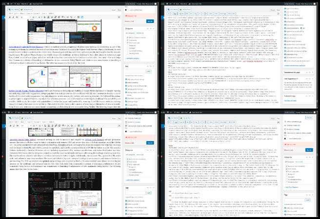 Highest Good Society, Solutioneering Global Sustainability Systems, One Community Weekly Progress Update #624, Reddit marketing strategy, social media tracking, Figma visualizations update, HGN Phase 2 project, RankMath SEO integration, blog content management, Weekly Content Administrator tasks, platform presence building, administrator blog merging, content transfer optimization.