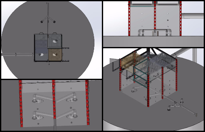 Vermiculture Toilet, An Open Source Paradigm for Ecological Living, One Community Weekly Progress Update #630, vermiculture toilet plumbing, eco toilet pipe configuration, angled pipe assembly, sustainable plumbing design, wye plumbing connection, compost toilet plumbing, green sanitation system, pipe length adjustment, eco-friendly toilet piping, plumbing plan update