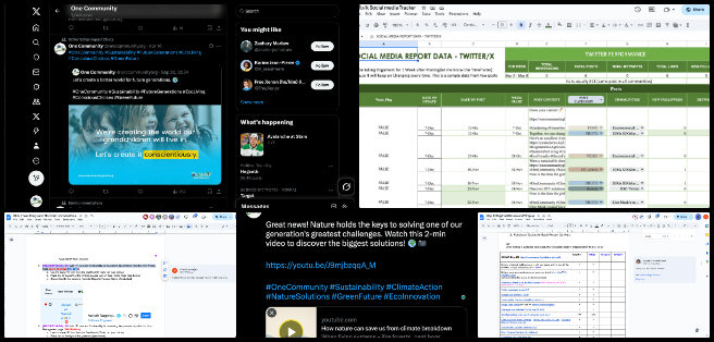 Highest Good Society, Upgrading Our future, One Community Weekly Progress Update #631, Twitter community engagement, high-performing social media content, HGN Social Media Scheduler, pull request review, merge conflict resolution, Slack team collaboration, blog content feedback, administrative support tasks, One Community contributions, software development collaboration