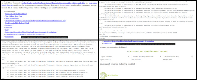 Highest Good Food, Community-based DIY Eco-construction, One Community Weekly Progress Update #632, Blog Update, Website Edit, Heading Fixes, Image Added, Spacing Adjustments, ID Insertion, Link Setup, Layout Improvements.