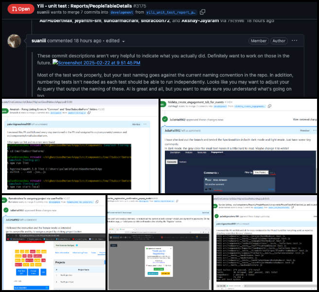 PR, Highest Good Network, An Open Source Paradigm for Ecological Living, One Community Weekly Progress Update #630, pull request, PR review, PR review team, software team, software development, Highest Good Network, Highest Good society, One Community, MERN Stack, software engineering, MongoDB, React.js, Node.js, Express.js, open source software