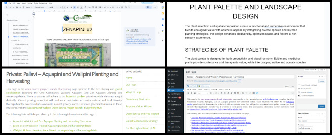 Highest Good Food, Community-based DIY Eco-construction, One Community Weekly Progress Update #632, Research Help, Interview Done, Blog Created, Team Review, Web Design, Planting Page, Team Coordination, Layout Updates.