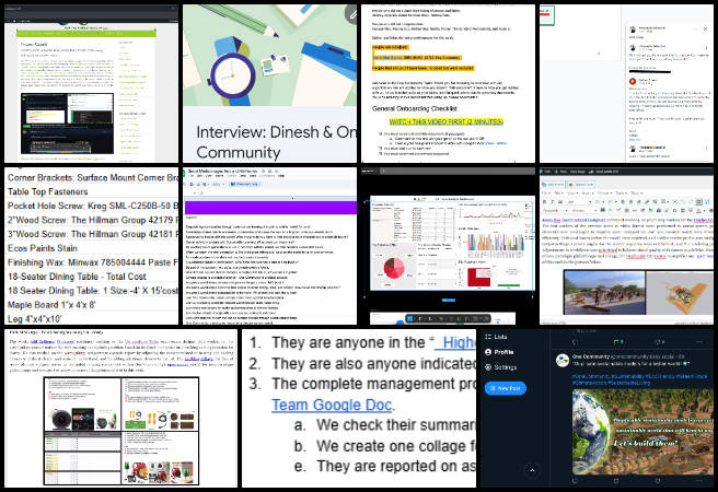 Highest Good Network software, Establishing Global Eco-balance, One Community Weekly Progress Update #635, sustainability research, project coordination, training support, content development, BlueSky analytics, global eco-balance, open-source project management, volunteer onboarding, Highest Good Education Program, duplicable city center cost template.