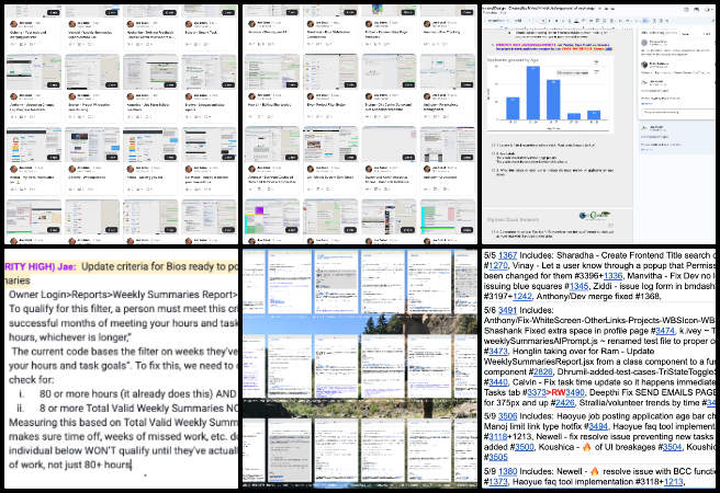 Volunteer Work Review, New-paradigm Philanthropy and Change, One Community Weekly Progress Update #634, Volunteer work management, sustainable living collaboration, One Community project updates, Highest Good Network software, bug identification and fixes, social media account management, web development progress, new volunteer onboarding, collaborative sustainable models, project video integration.