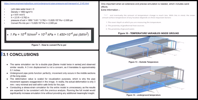 Highest Good Food, Aquapini and Walipini, Global-Sustainability Systems Management, One Community Weekly Progress Update #633, Thermal Simulation, Stress-Strain, Pipe Thickness, Boundary Conditions, Meshing Strategy, Temperature Images, Google Doc, Supporting Video.