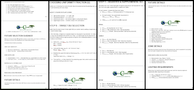 Highest Good Food, Aquapini and Walipini, Establishing Global Eco-balance, One Community Weekly Progress Update #635, Energy Calculation Template, One Community Standards, Lighting Energy Requirements, Zone-Based Calculations, Input Value Adjustment, Formula Consistency, Project Alignment, Document Clarity.