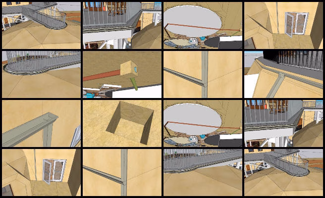 Manjiri, Duplicable City Center, Establishing Global Eco-balance, One Community Weekly Progress Update #635, SketchUp model final touchups, pipe routing design, kitchen drainage layout, shower plumbing system, drainage and catchment integration, plumbing alignment adjustments, SketchUp file organization, architectural plumbing design, sustainable building modeling, 3D model component review