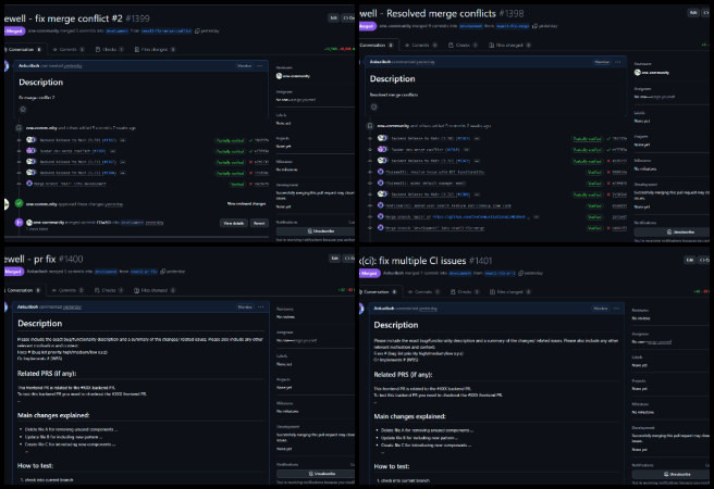 Moonfall, Highest Good Network Software, Establishing Global Eco-balance, One Community Weekly Progress Update #635, HGN software updates, internal communications platform, task management automation, GitHub access control, volunteer project coordination, frontend UI bug fixes, role change confirmation modal, community engagement reporting, project cost visualization chart, employee time tracking system.