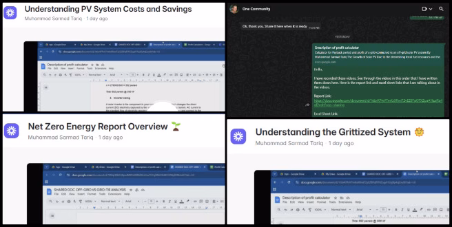 Highest Good Energy, Global-Sustainability Systems Management, One Community Weekly Progress Update #633, Profit Calculator, Net Savings, Solar Report, Grid-Tied System, Off-Grid System, Excel Calculations, Report Video, Feedback Request.