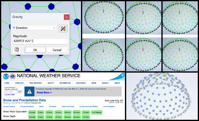 Shu Tsun Duplicable City Center, Global-Sustainability Systems Management, One Community Weekly Progress Update #633, snow load analysis, wind load assessment, structural load calculations, engineering project standards, building load magnitudes, structural engineering analysis, construction load data, load calculation spreadsheet, engineering data compilation, structural design accuracy