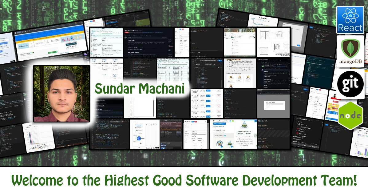 Sundar Machani, One Community Volunteer, Highest Good collaboration, people making a difference, One Community Global, helping create global change, difference makers