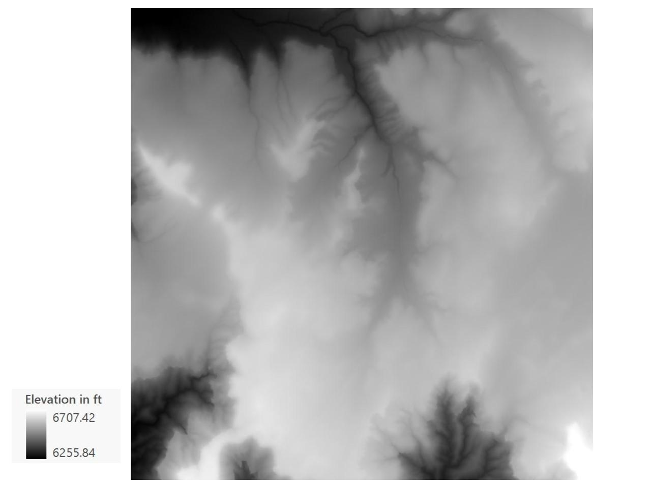 GIS terrain mapping, Digital Elevation Models, ArcGIS contour lines, QGIS topographical data, bare earth elevation map, 3D terrain visualization, topography without vegetation, sunlight-simulated terrain model, 5-foot contour intervals, slope and undulation mapping