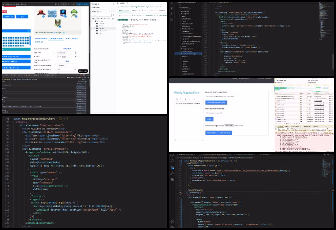 Dev Dynasty, Highest Good Network Software, Self-replicating Highest Good Creation, One Community Weekly Progress Update #641, weekly project summary, software development progress, HGN software update, stacked bar chart visualization, backend bug fixes, frontend UI enhancements, data visualization dashboard, time entry validation, user profile debugging, role-based analytics tool