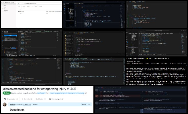 unit testing in JavaScript, merge conflict resolution, Facebook API integration, Express MongoDB API development, CSS Modules migration, Bitly OAuth backend setup, data visualization with Recharts, injury severity dashboard, Supplier Performance chart, establishing abundant community systems, Binary Brigade, Highest Good Network software, Establishing Abundant Community Systems, One Community Weekly Progress Update #638