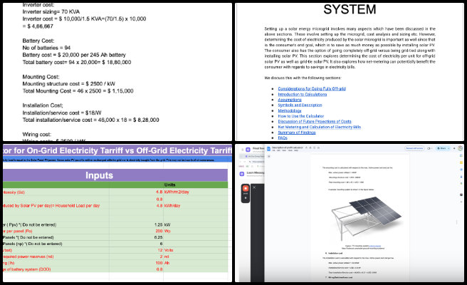 Highest Good Energy, Collectively Improving the Standard of Living, One Community Weekly Progress Update #637, off-grid vs grid-tie analysis, sustainable energy systems, renewable energy cost comparison, energy profit calculation, environmental engineering research, open source energy initiative, grid-tie calculator review, sustainable infrastructure planning, energy report formatting, eco-conscious energy solutions 