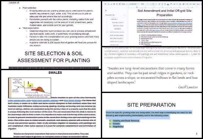 Highest Good Food, Self-replicating Highest Good Creation, One Community Weekly Progress Update #641, Soil Amendment page editing, sustainable agriculture content update, website and document consistency, outdated text removal, formatting and heading adjustments, bullet point correction, readability improvement, structured content editing, eco-friendly farming practices, open source agriculture documentation.