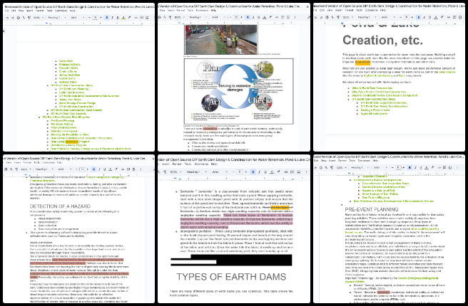Earthbag Village, Establishing Abundant Community Systems, One Community Weekly Progress Update #638, Earthbag Village AutoCAD updates, DIY earth dam construction, open source civil engineering, pond and lake design, sustainable water retention systems, construction-ready AutoCAD plans, community-based infrastructure design, grammar and content editing for engineering documents, water management in eco-villages, open source housing and water solutions